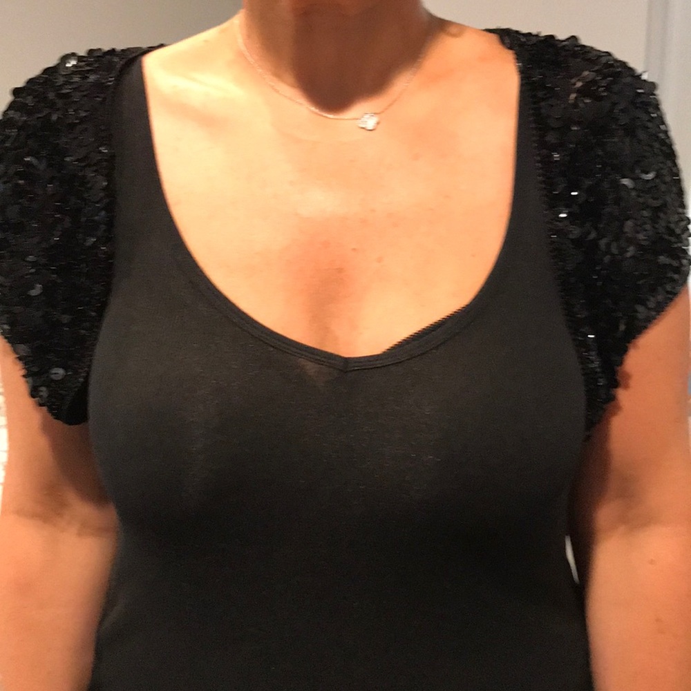 Black Sequins shrug